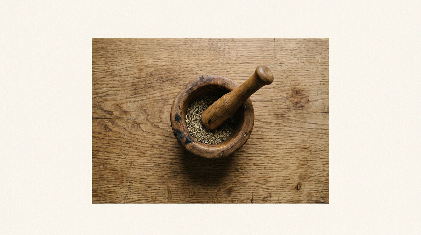 Mortar and pestle